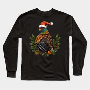 Pheasant Christmas Long Sleeve T-Shirt